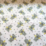  Pamutvászon angyal maci (pamut37)