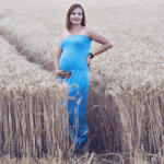  Kismama ruha Annabella-türkiz kék (kismratk07)