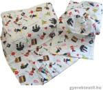  Utolsó darab-Ovis szett (ágynemű+oviszsák+tornazsák+lepedő) kis kalóz (ovodaiszet78)