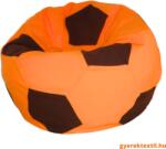  Babzsák foci narancs-barna (bzsfnb03)