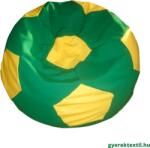  Babzsák foci zöld -sárga (bzsfzs03)