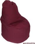  Babzsák háttámlás- bordó (Többféle méretben) (bzsh34)