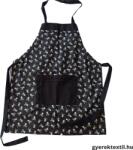  Felnőtt kötény-Válaszd ki a neked tetsző szövetett! Pink pöttyös (1010) (felko01)