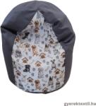  Babzsák csepp - szürke kutyafarm (bcsszk41)