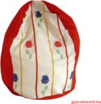  Babzsák csepp XL- terrakotta tulipános (bzscsftt01)