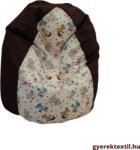  Utolsó darabok-Babzsák gyerek csepp -barna kutyus (bzscsbk06)