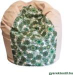  Babzsák csepp- drapp-zöld mandala (bzscsdzm01)