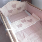  Babaágynemű szett drapp pötty lepkés (bagydpl01)