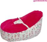  Baba babzsák biztonsági övvel -egérke-pink wellsoft (bbzsep33)