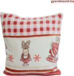  Utolsó darab-Díszpárna rózsaszín réni 42*45 cm (üdp08)