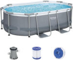 Bestway Vanilla Ovális Fémvázas Medence Szett - 305 x 200 x 84 cm, 3668 L (FFA_501)