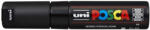uni Dekormarker 8mm, Uni Posca PC-8K fekete (2UPC8KF) - polusirodaszer