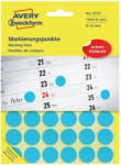 AVERY Etikett címke, o18mm, jelölésre, 24 címke/ív, 44 ív/doboz, Avery kék (3375) - polusirodaszer