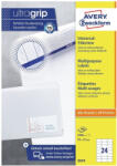 AVERY Etikett címke, 70 x37mm, univerzális, 24 címke/ív, 100 ív/doboz, Avery fehér (3474) - polusirodaszer