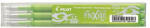 Pilot Rollertoll betét, golyóméret 0, 7mm, 3 db/csom Pilot Frixion Ball, írásszín világoszöld (BLS-FR-7-LG-S3)