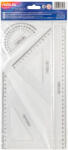 Nebulo Vonalzókészlet, 4 db-os, 30 cm-es vonalzóval, Nebulo (VK-4-30)