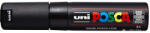 uni Dekormarker 4, 5-5, 5mm, Uni Posca PC-7M fekete (2UPC7MF) - polusirodaszer