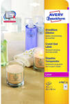 Avery Etikett címke, 63, 5 x38, 1mm, víztiszta, 21 címke/ív, 25 ív/doboz, Avery átlátszó (L7782-25) - polusirodaszer