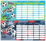 Nebulo Órarend egylapos Foci, 25 db/csomag, Nebulo (ÓRAR-MINI-FOCI)