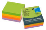 Info Notes Jegyzettömb öntapadó, 75x75mm, 6x100lap, Info Notes, spring, zöld, arany, narancs, lila (5854-76) - polusirodaszer