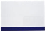 Realsystem Asztali könyöklő fehér lapokkal kék műbőrcsíkkal 570 x 390 mm Realsystem 2026 (7141-04) - polusirodaszer