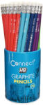 Connect Grafitceruza HB, radíros, színestestű, Connect 72 db/csomag, (000040766)