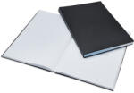 Bluering Beírókönyv A4, 200lap fekete PVC borító, Bluering® kockás (MBEA4200KOCK) - polusirodaszer