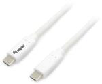 Equip Átalakító Kábel - 128361 (USB-C 3.2 Gen1 to USB-C, apa/apa, PD: 60W, fehér, 1m) (128361) - firstshop