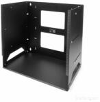 StarTech - 2 oszlopos 8U magas, nyitott keretű, fali hálózati rack beépített polccal - WALLSHELF8U (WALLSHELF8U)