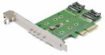 StarTech - 3 portos M. 2 SSD (NGFF) adapterkártya - PEXM2SAT32N1 (PEXM2SAT32N1)