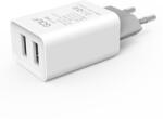 GOLF Alimentator (Incarcator) de la retea (230V) la 2 x USB 1x1A + 1x2, 1A Alb GF-U206 SET Travel Charger blister Golf - PM1 (A0113793) Baterie reincarcabila