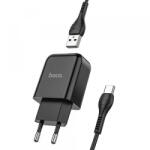 hoco. Incarcator Retea Cu Cablu USB-C HOCO N2, 10W, 2A, 1 x USB-A, Negru - gsmnet