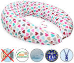Scamp szoptatós párna formázott gombosvégű Colorful Hearts SZPG007 - babamarket