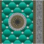 DEGRETS Tapéta DEGRETS 1430 Papír, Eileen zöld, Méret: 0.53m x 10.05m = 5.3 m2 (1430)