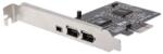 Makki Контролер Makki, от PCI-E към Firewire 1394a, 4 порта (MAKKI-PCIE-1394a-4x)