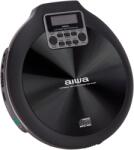 Aiwa PCP-850BK Hordozható MP3 Discman X-HyperBass és 50mp ESP védelemmel, fülhallgatóval és igényes tárolóval, fekete (PCP-850BK)
