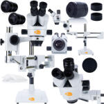 Rosfix Jupiter Pro MSJP-T-SDMS1 trinokuláris sztereó mikroszkóp gantry állványon