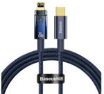 Baseus Iphone 14 Pro Baseus Explorer Adatkábel Type-C - Lightning, Cipőfűző, Sötétkék