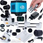 Rosfix trinokuláris sztereó mikroszkóp Gantry-n Jupiter Pro MSJP-T-SDMS1 + mikroszkóp kamera Aquarius PRO KMAP-HDMI-USBC 8.29mp Plantes PRO sorozat