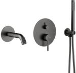 Armatura Moza Gun Metal Grey set cadă și duș ascuns grafit 5039-401-61 (503940161)