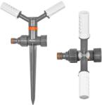 Bradas WHITE LINE locsoló, leszúrható, 2 ágú, 153m2 (WL-6106)