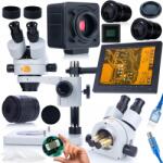 Rosfix Mercury Pro MSMP-T-PS1 mikroszkóp készlet + Crux PRO KMCP-HDMI-USB 5mp kamera Plantes PRO sorozat + kijelzőtartó + 8" -os kijelző