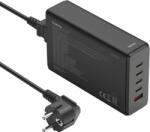 Hama Alimentator Hama GaN, 4 x USB-C, 1 x USB-A, 240 W, Black (00201977)