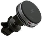 AUKEY MagFusion Dash Pro Qi2 aktív hűtésű szellőzőrácsra rögzíthető, vezeték nélküli autós telefon töltő és tartó HD-MC13A (HD-MC13A)
