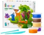 HEY CLAY Hey Clay, Forest Animals, set creativ, 15 cutii de plastilina
