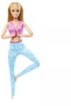 Mattel Barbie: Păpușă de yoga flexibilă - blondă (HRH27) Papusa Barbie