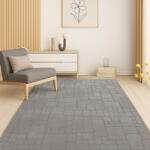  Modern szőnyeg Rio 3D Random (Gray) 240x330cm Szürke