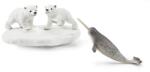 Schleich Urși polari și alunecare (OLP102642531) Figurina