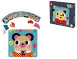 Janod mágneses képkirakó oktató játék - állatok arca (08035)
