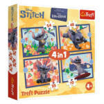 Trefl puzzle 4 az 1-ben - Lilo & Stitch Hawaii nyaralás (35, 48, 54, 70 db) (34666)